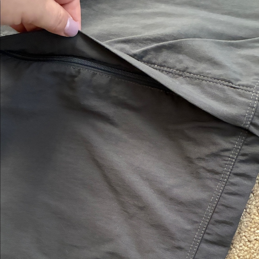 Men's Charcoal Cargo Pants zip into shorts size XL - Picture 4 of 8